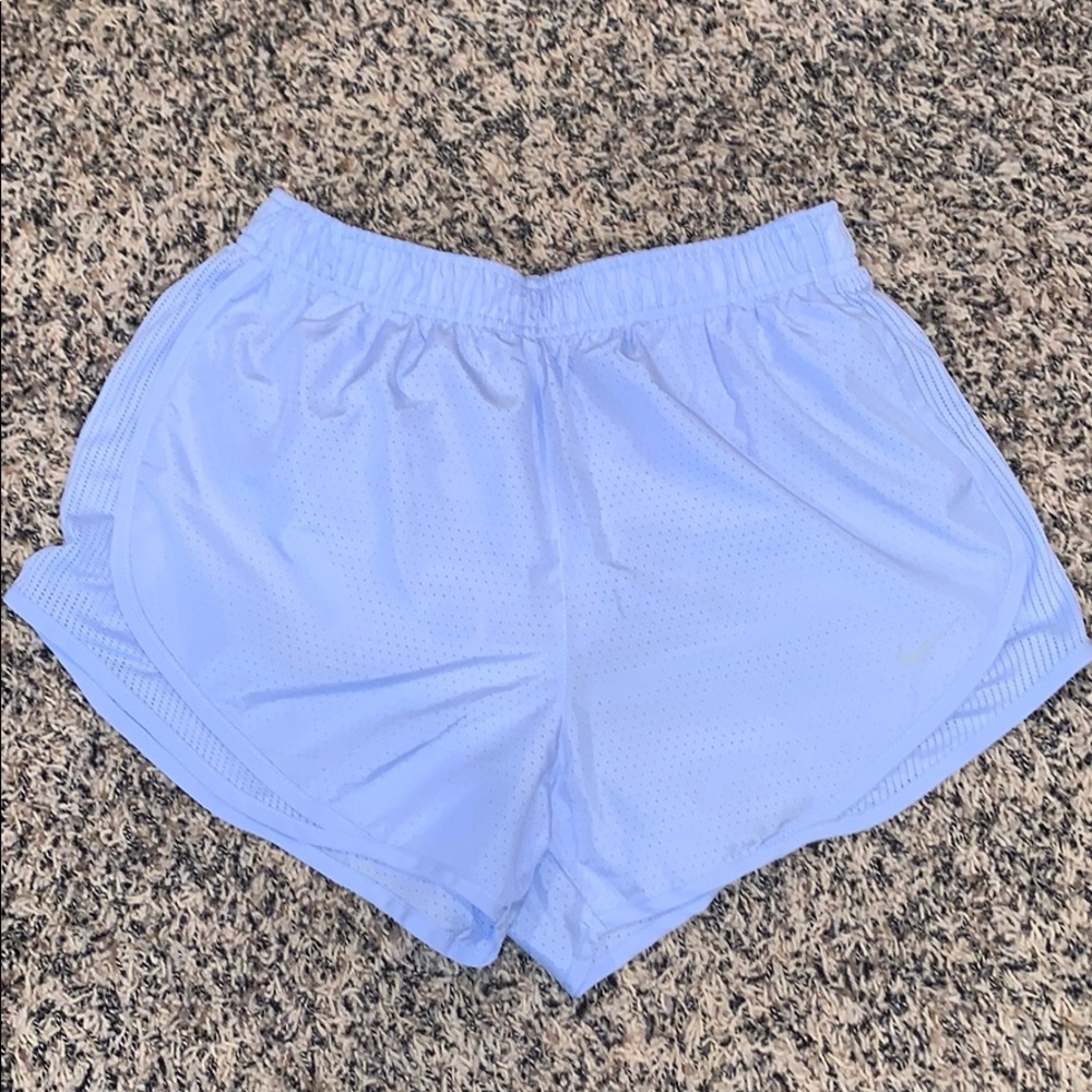 Periwinkle Nike dri-fit shorts